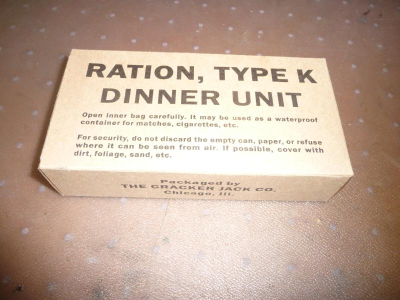 USA WW2 PATTERN K RATION CARTON - Reproduction
