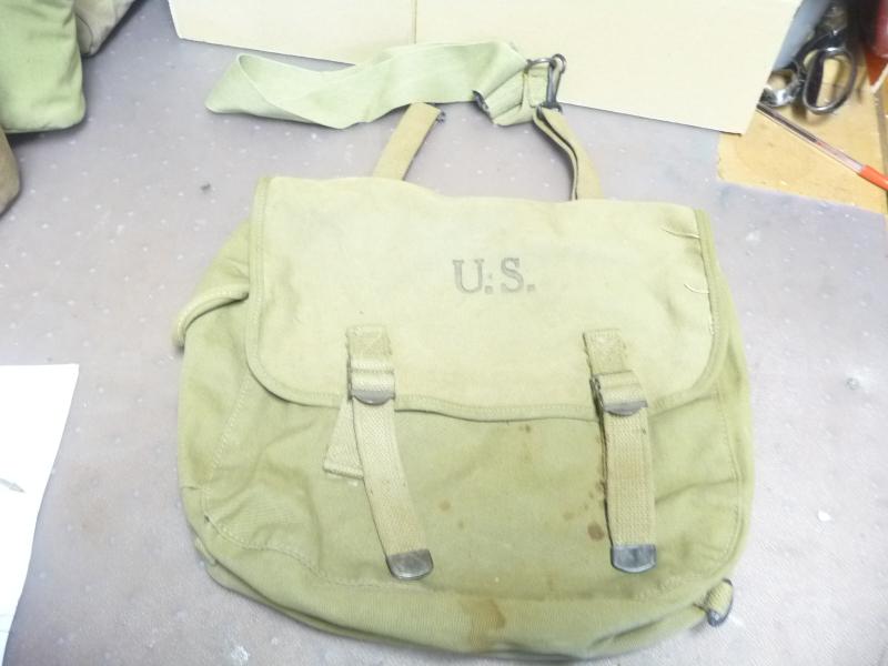 USA WW2 M1936 MUSETTE BAG & STRAP