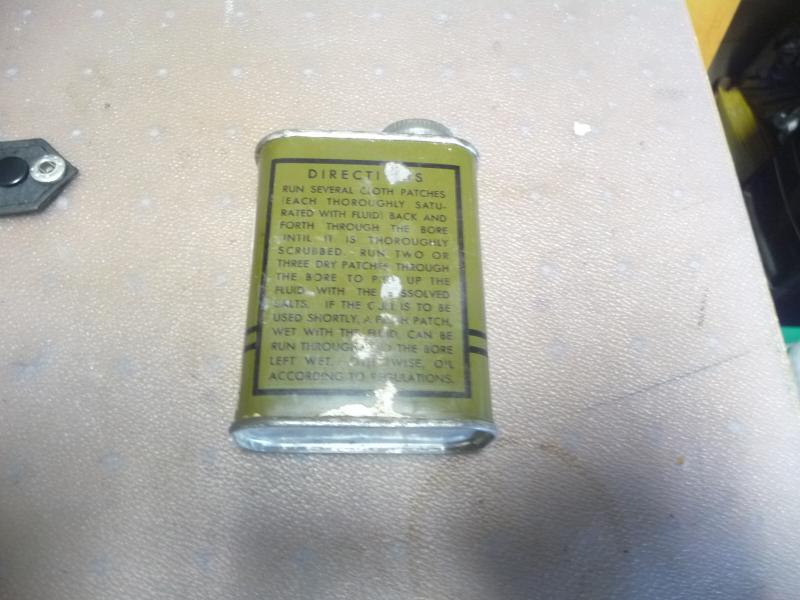 USA WW2  RIFLE OIL TIN