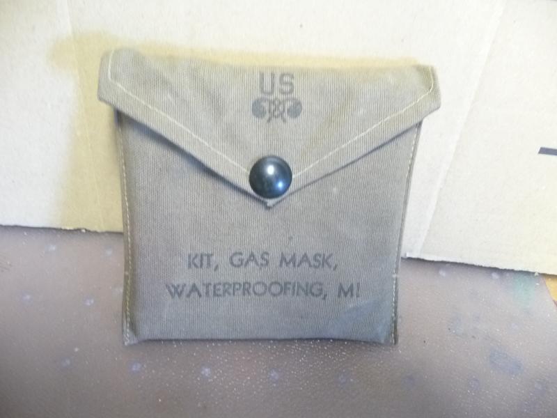 USA WW2  GAS MASK WATERPROOFING KIT