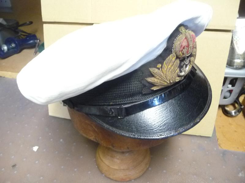 BRITSH WW2 RN OFFICER CAP