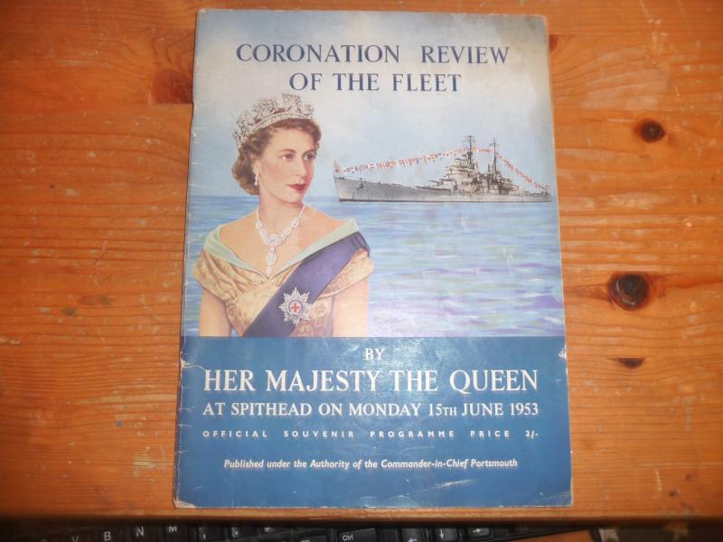 BRITISH RN 1953 CORONATION REVIEW MAGAZINE