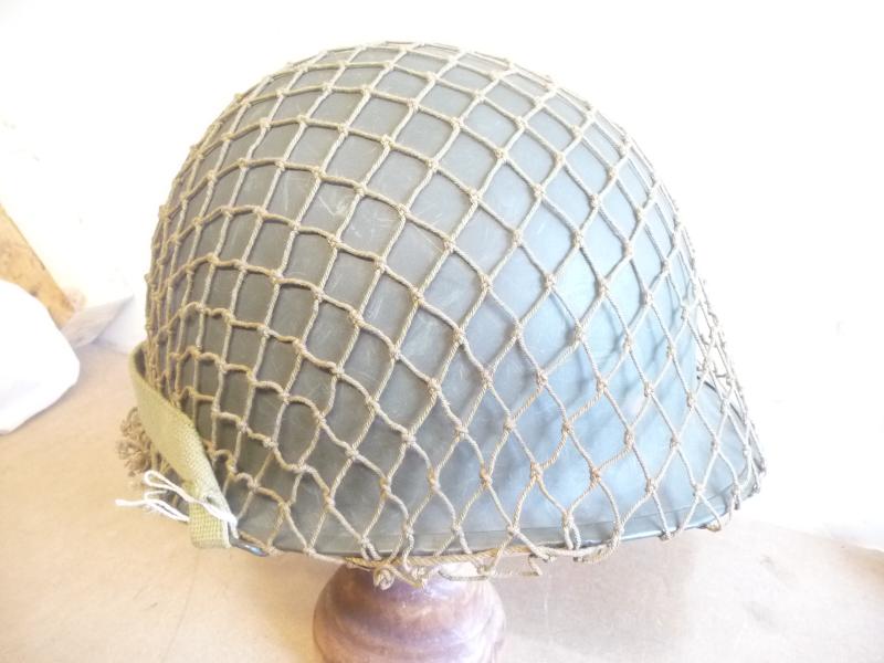 USA WW2 M1 HELMET  - RENOVATED LINER