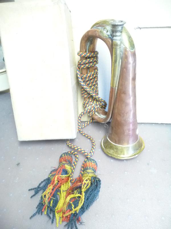 BRITISH INFANTRY BUGLE   1946