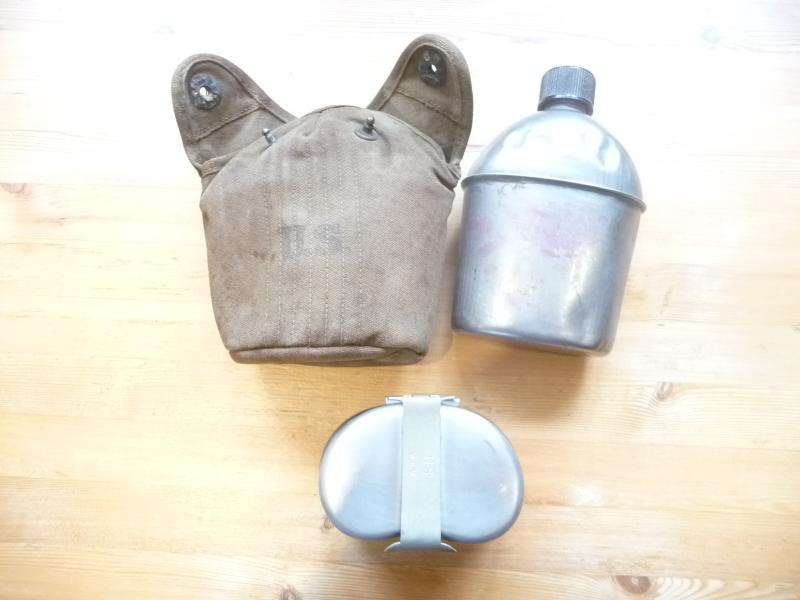 USA WW2 WATER BOTTLE SET